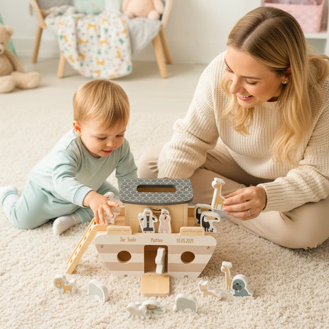 Personalisiertes Schiff "Arche Noah"