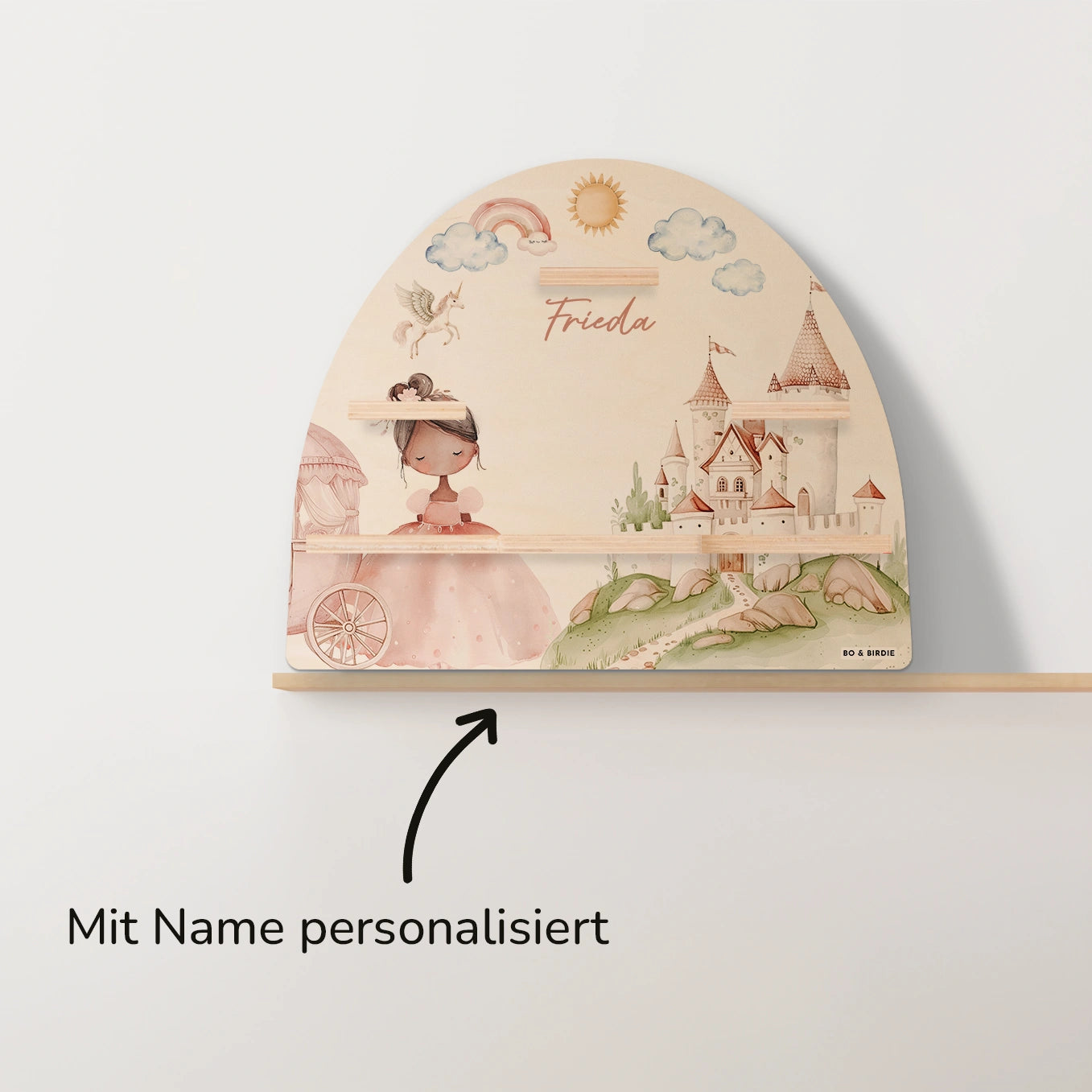 Personalisiertes Toniebox Regal "Prinzessin"