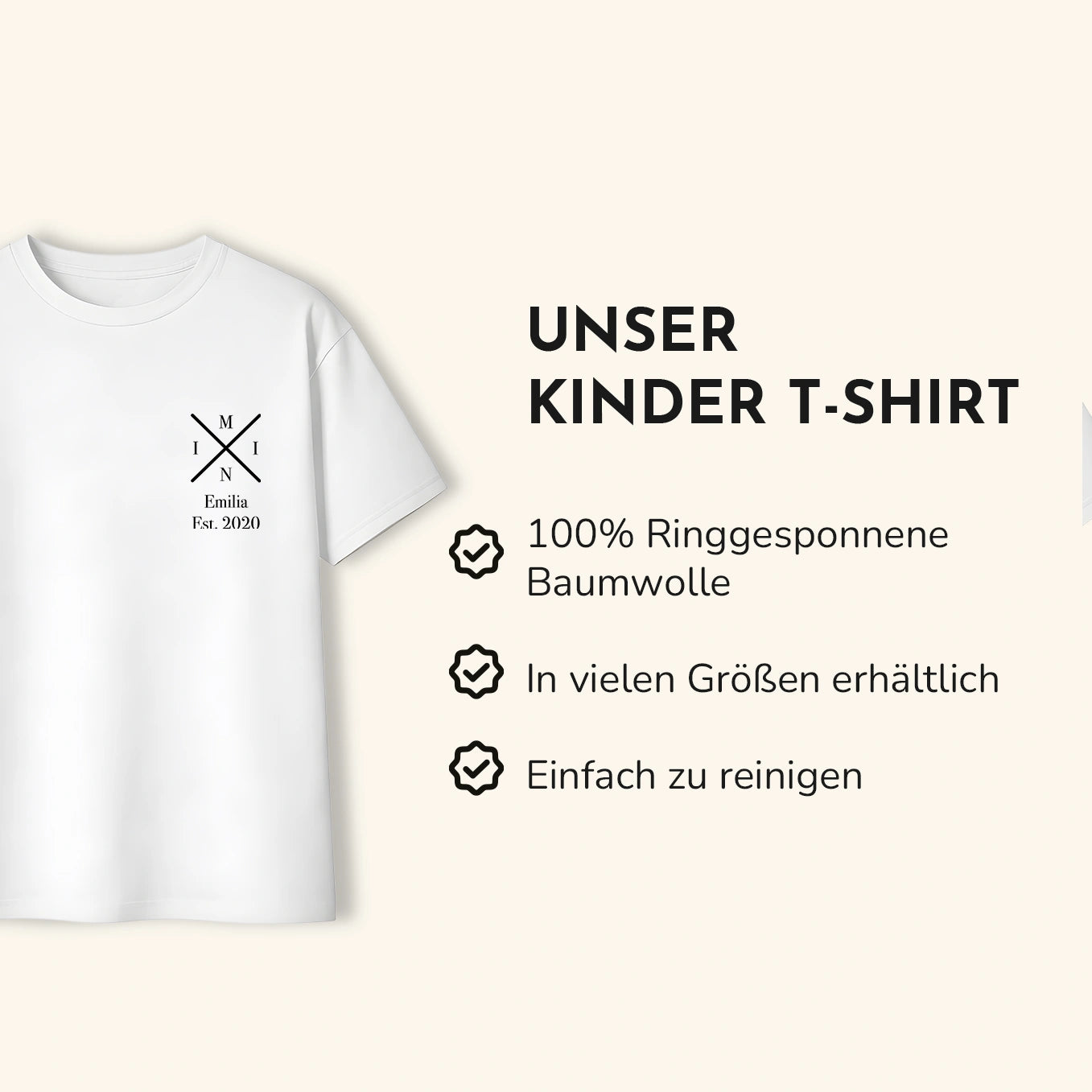 Personalisiertes Kinder T-Shirt "MINI"