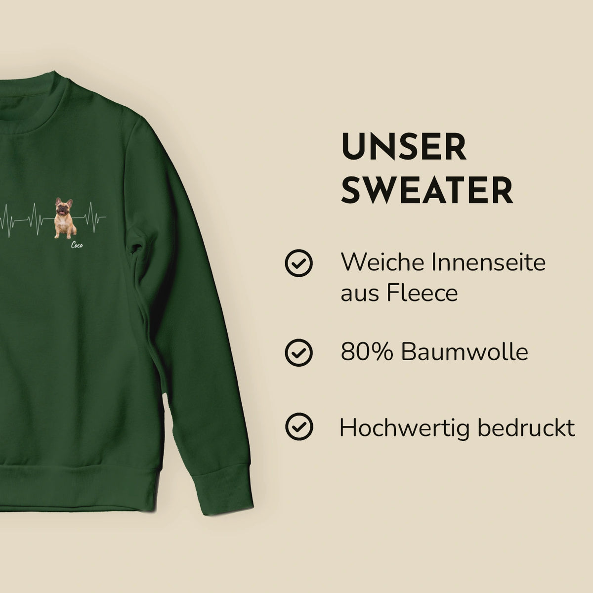 Personalisierter Sweater "Mein Haustier" — Ansicht 8