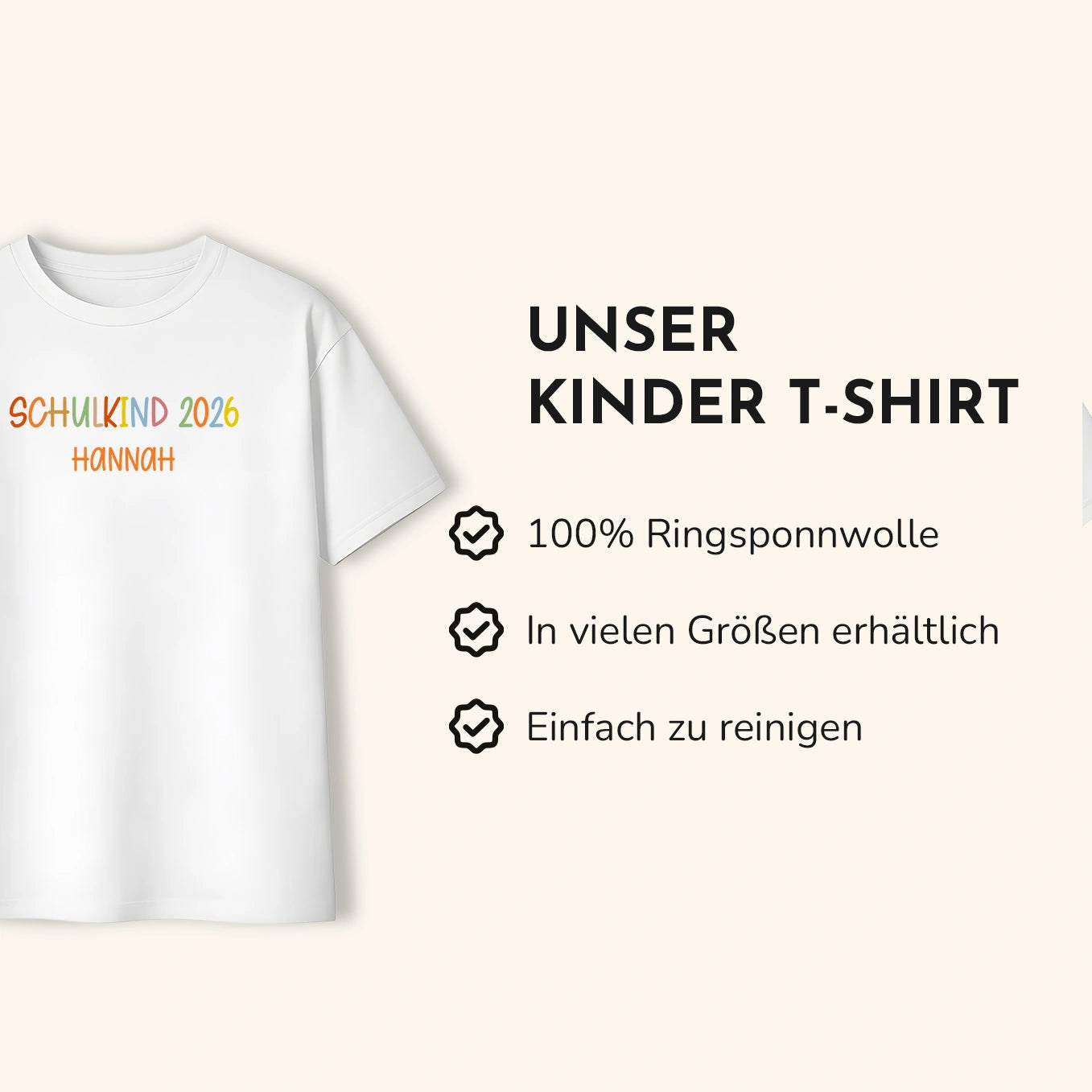 Personalisiertes T-Shirt "Einschulung"