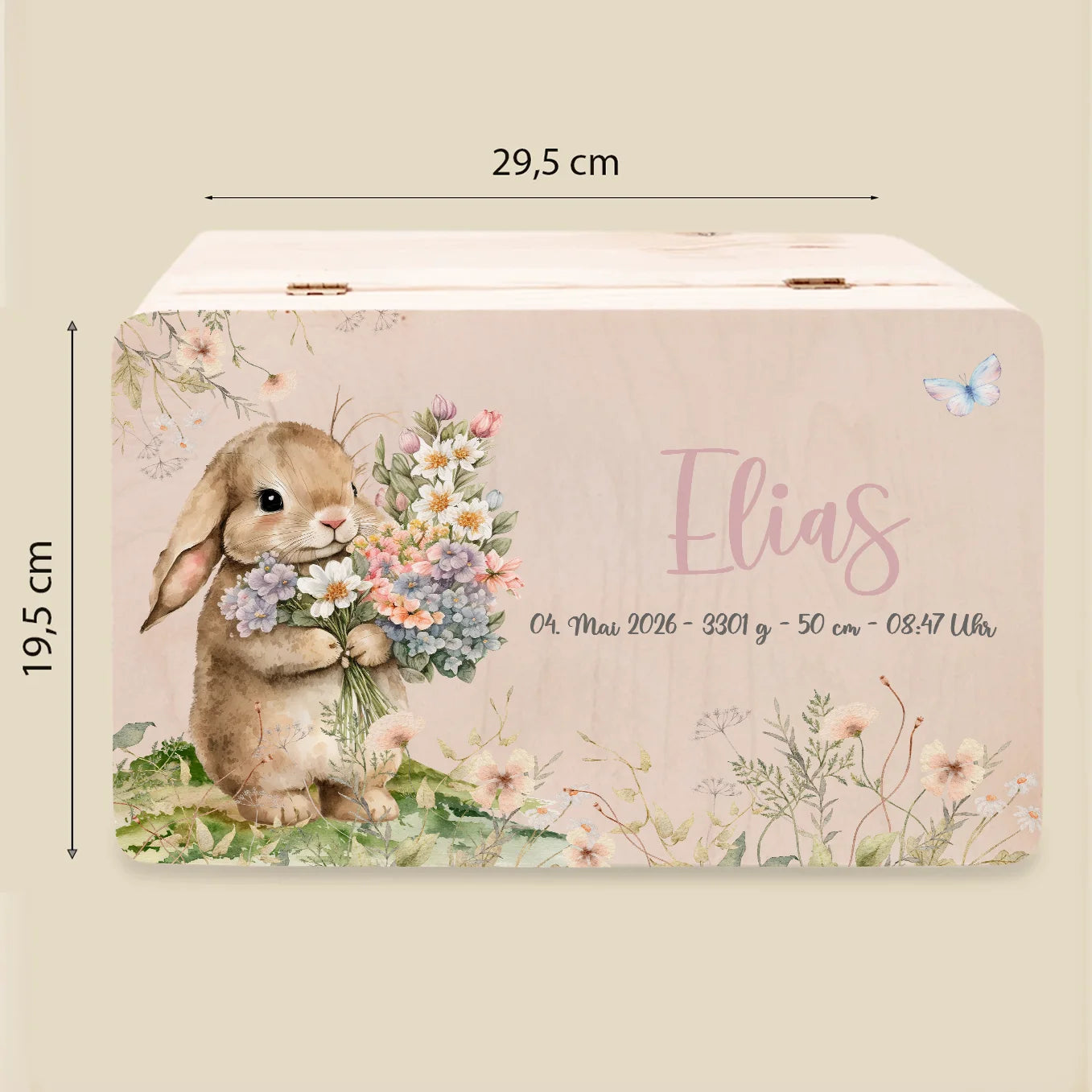 Personalisierte Erinnerungsbox “Osterhase”