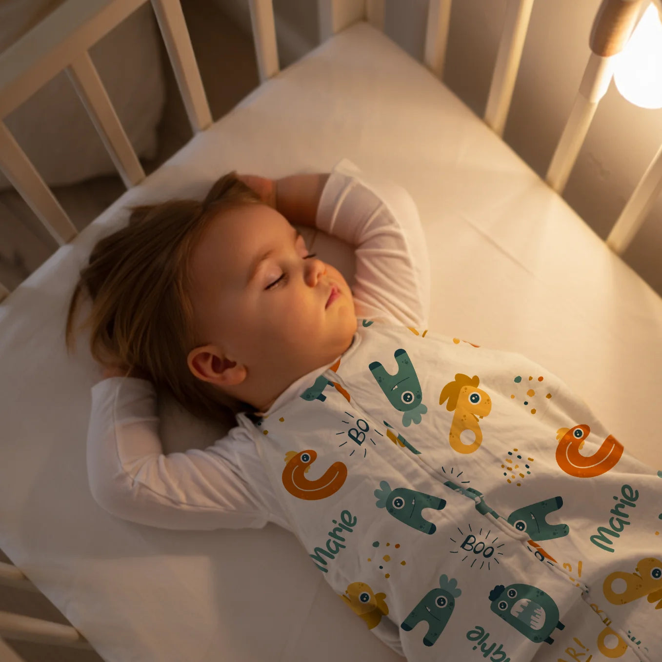 Personalisierter Baby Schlafsack "Kleine Monster"