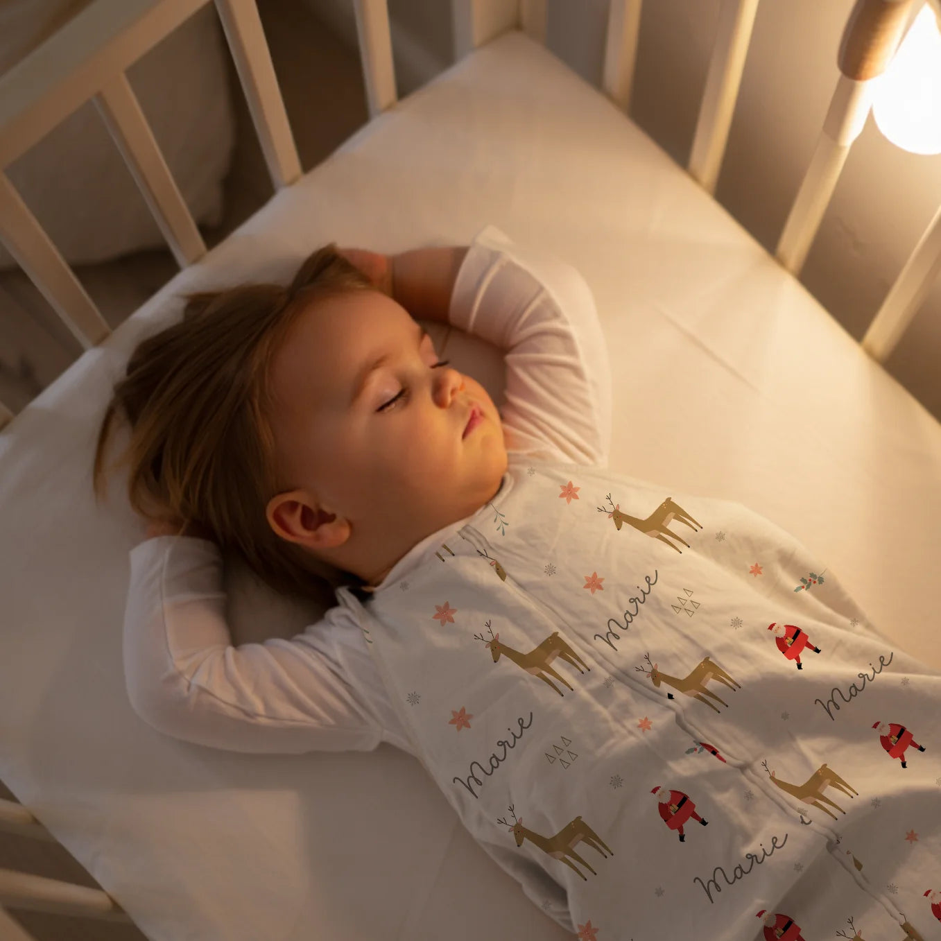 Personalisierter Baby Schlafsack "Weihnachten"