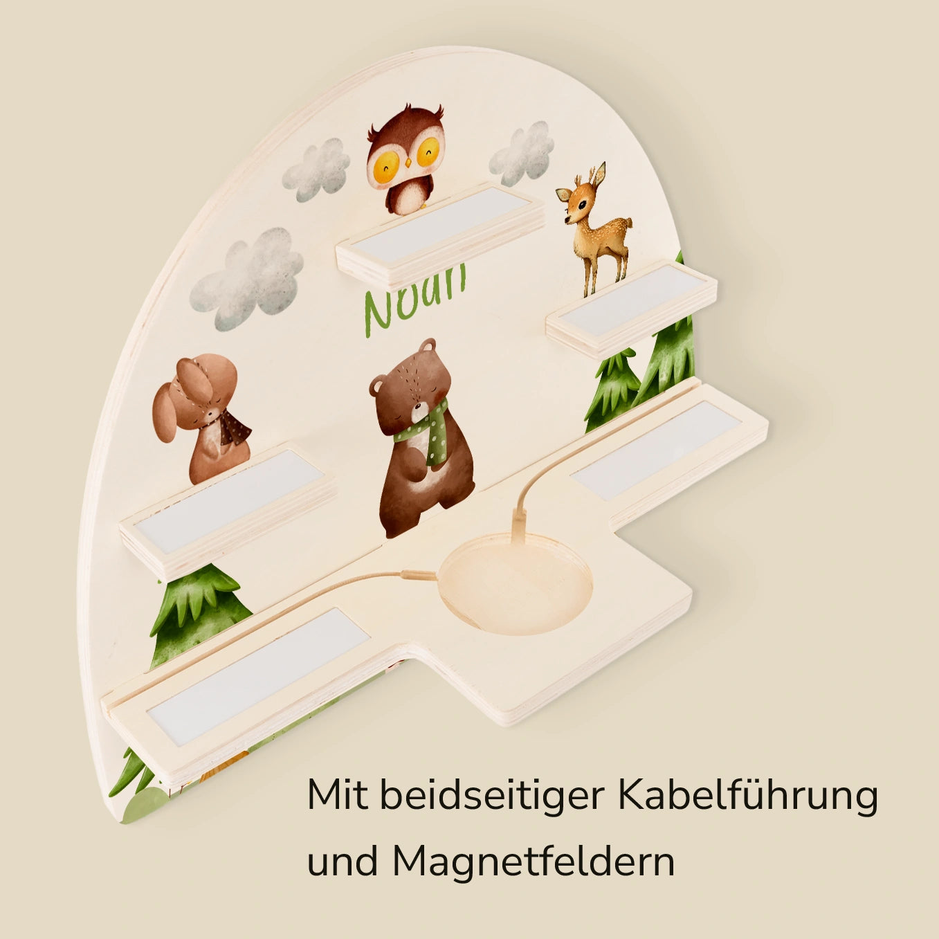 Personalisiertes Toniebox Regal "Waldtiere"
