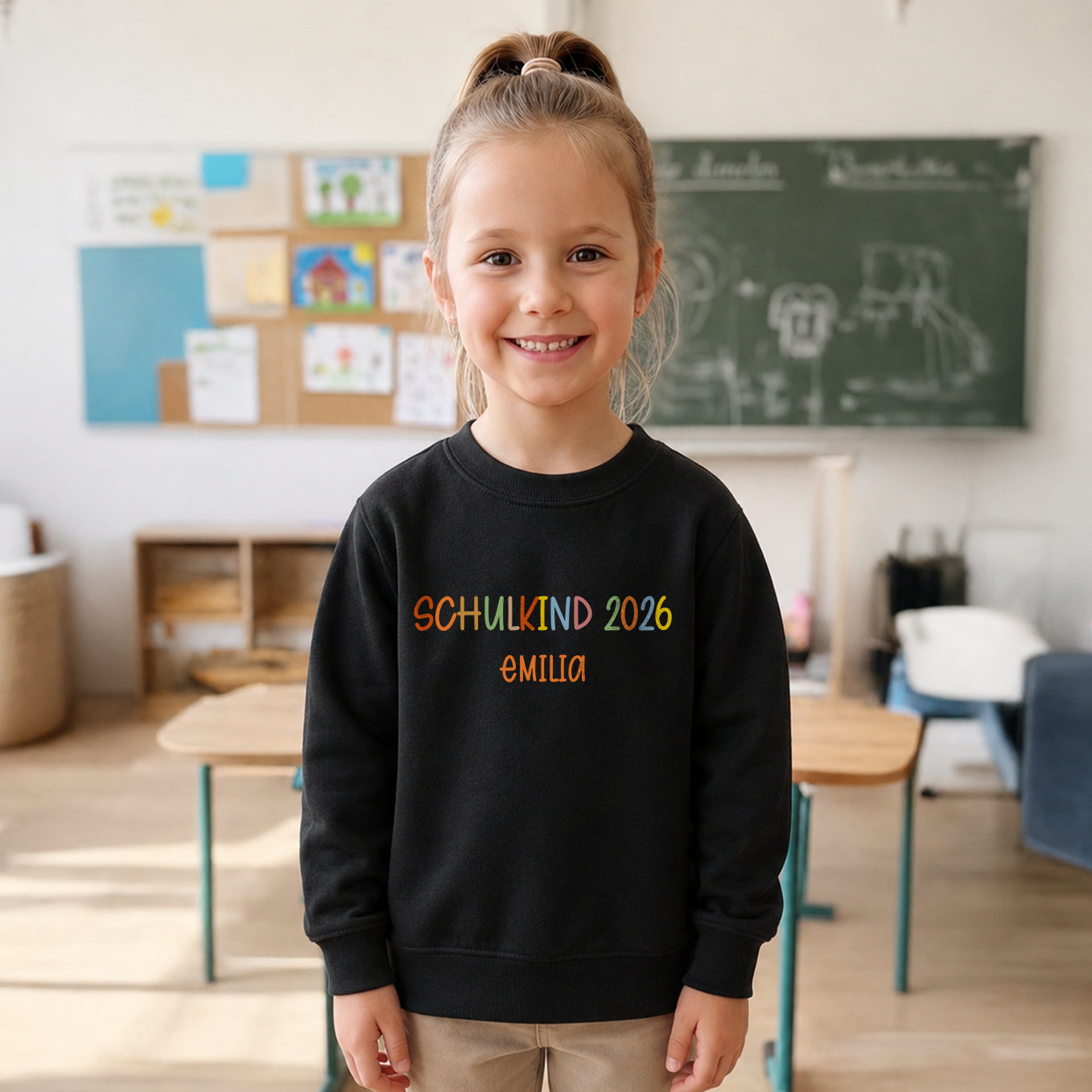 Personalisierter Sweater "Schulkind 2026"