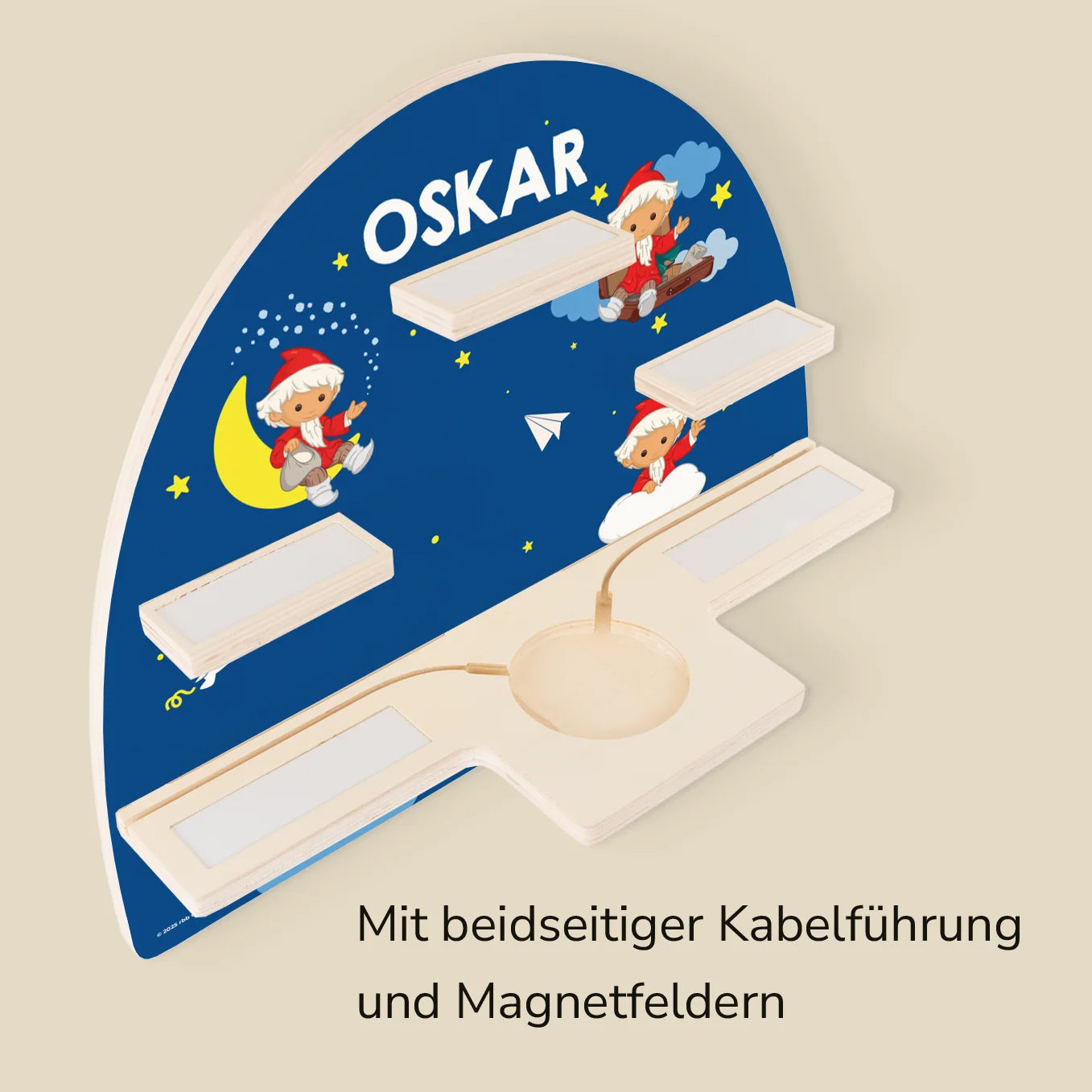 Personalisiertes Toniebox Regal "Unser Sandmännchen" “Gute Nacht”