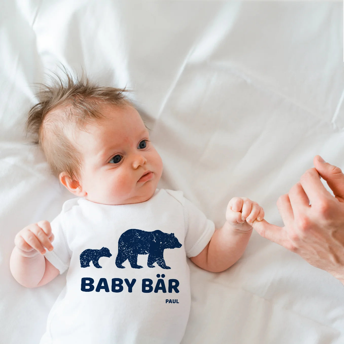 Personalisierter Partnerlook mit Mama "Baby Bär" - Babybody