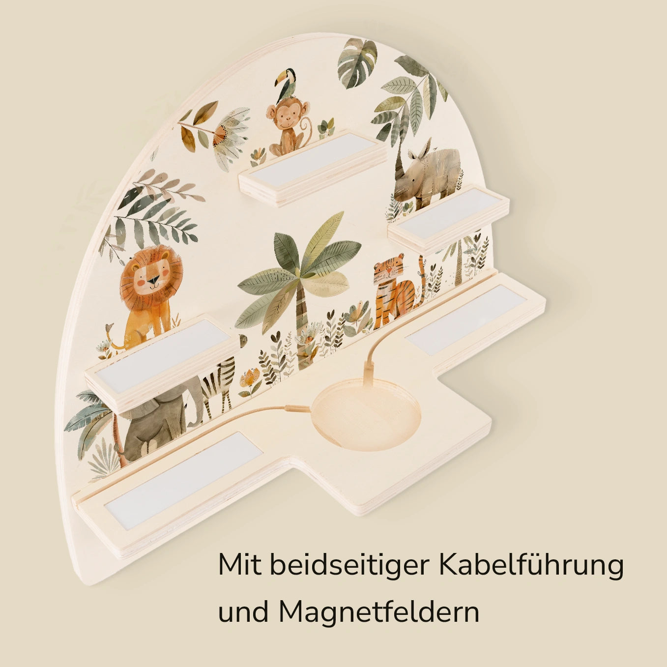 Personalisiertes Regal passend für Tonies "Safari Tiere"
