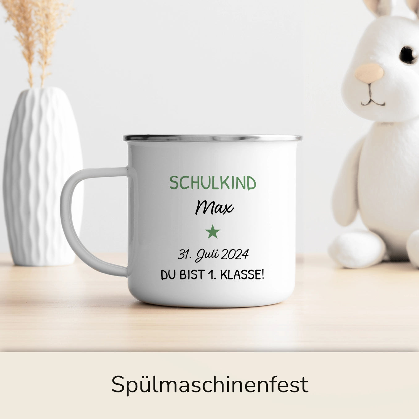 Personalisierte Kindertasse "Schulkind" Bo & Birdie