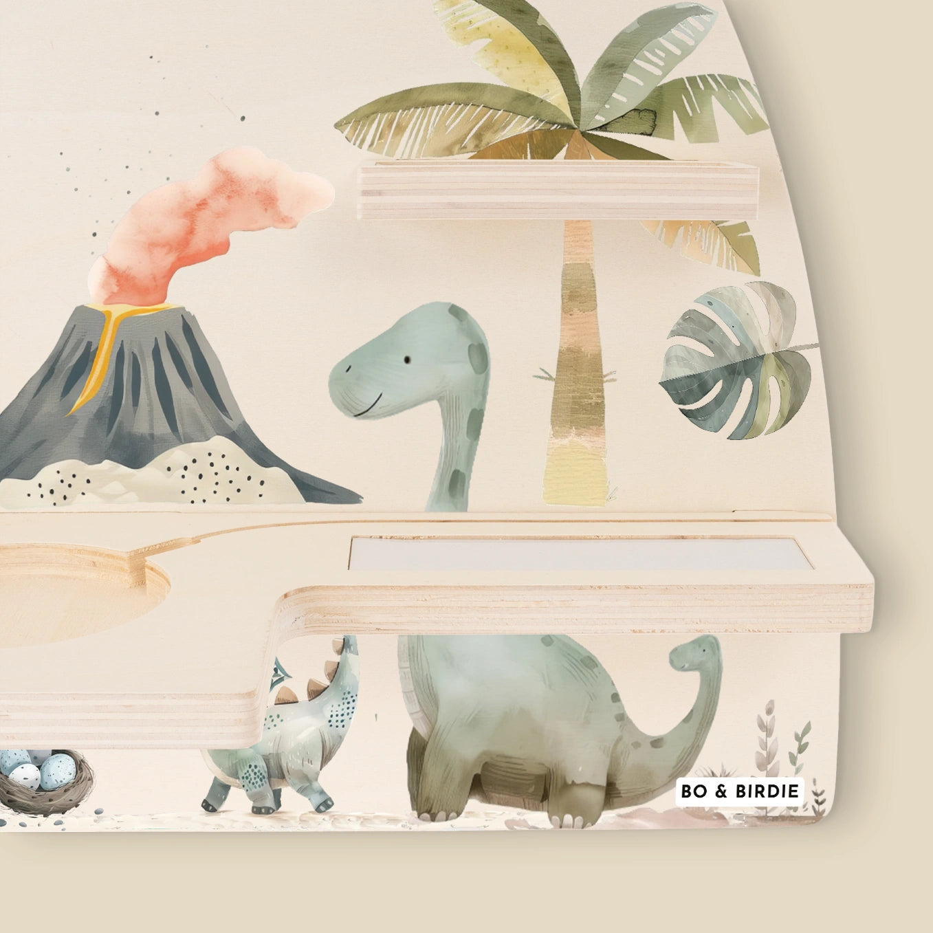 Personalisiertes Toniebox Regal "Dinosaurier"