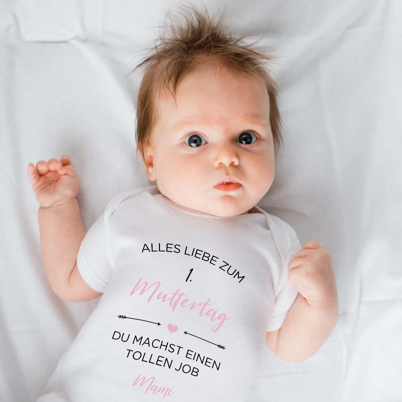 Personalisierter Baby Strampler "Alles Liebe"