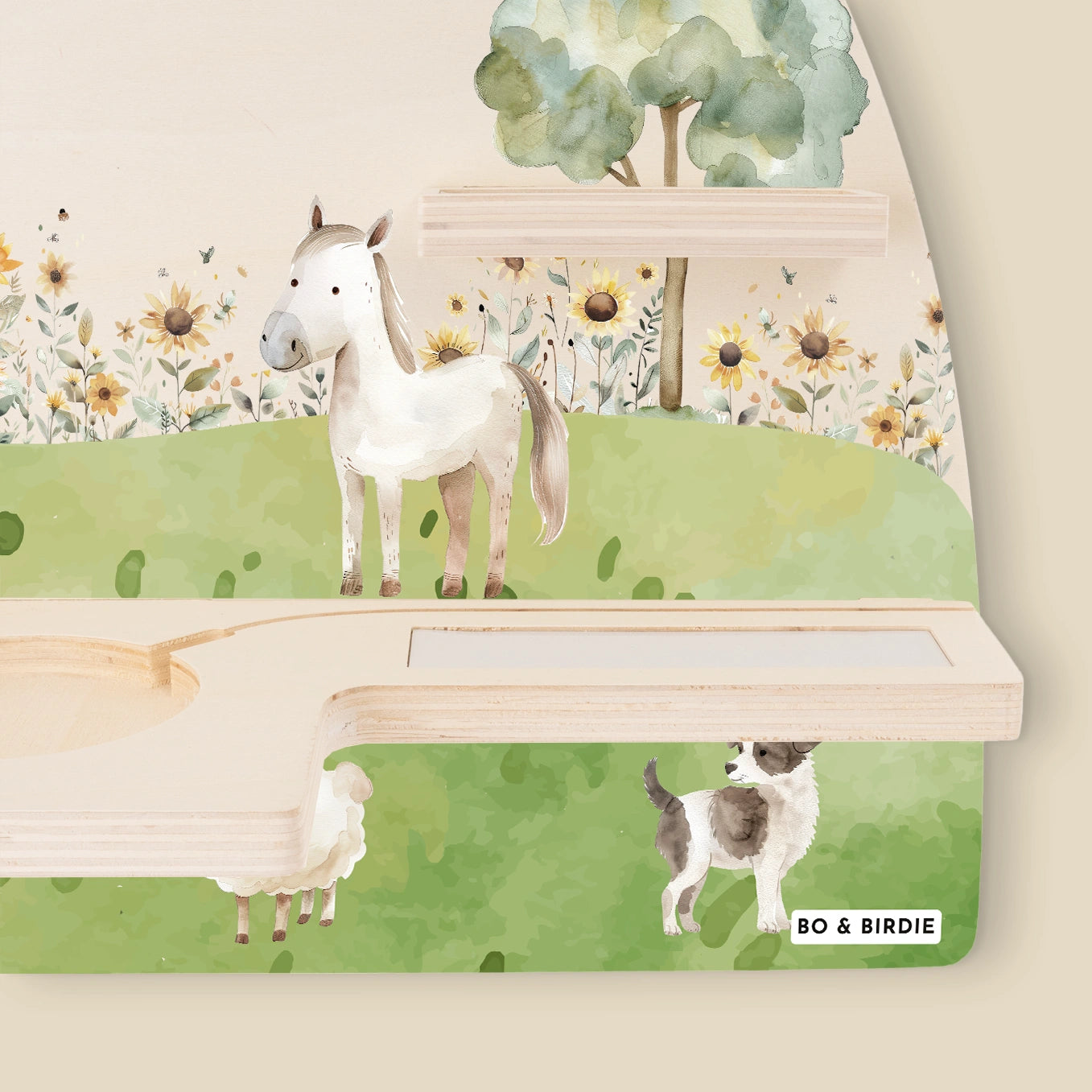 Personalisiertes Toniebox Regal "Bauernhof"