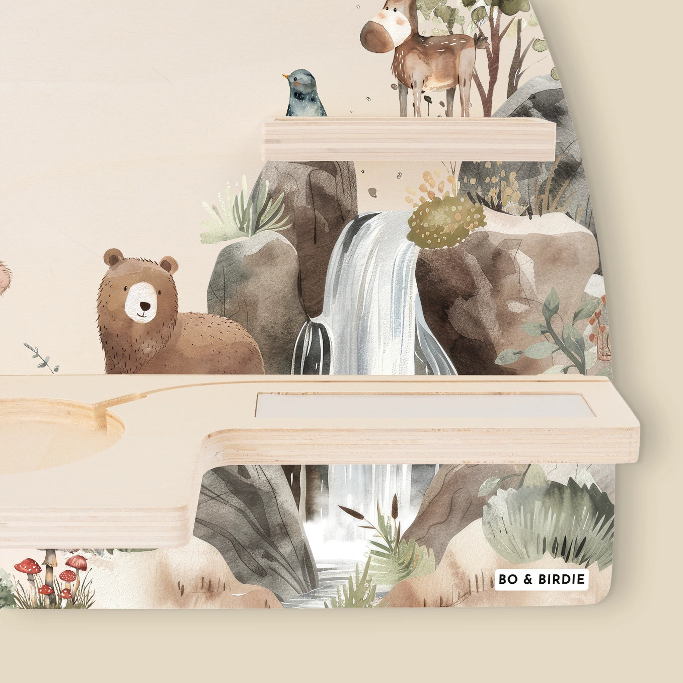 Personalisiertes Toniebox Regal "Wildnis"