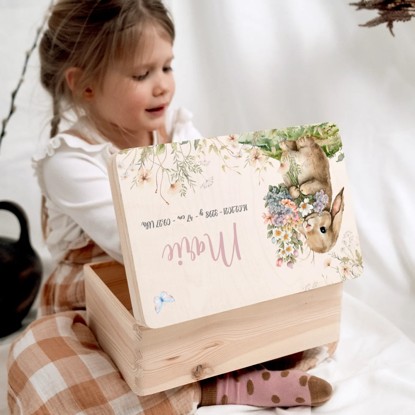 Personalisierte Erinnerungsbox “Osterhase”