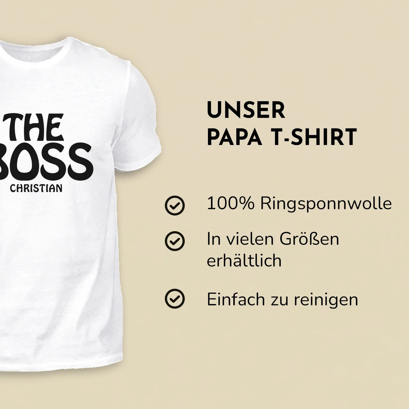 Personalisierter Partnerlook “The Boss”