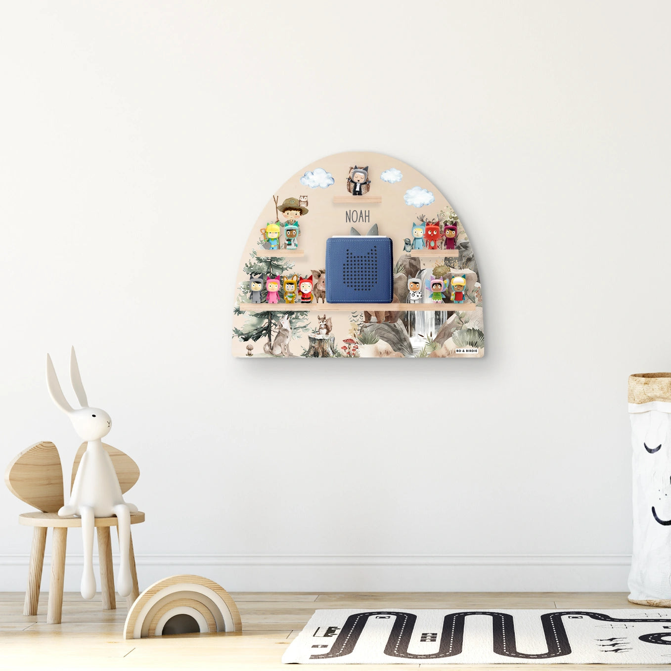 Personalisiertes Toniebox Regal "Wildnis"