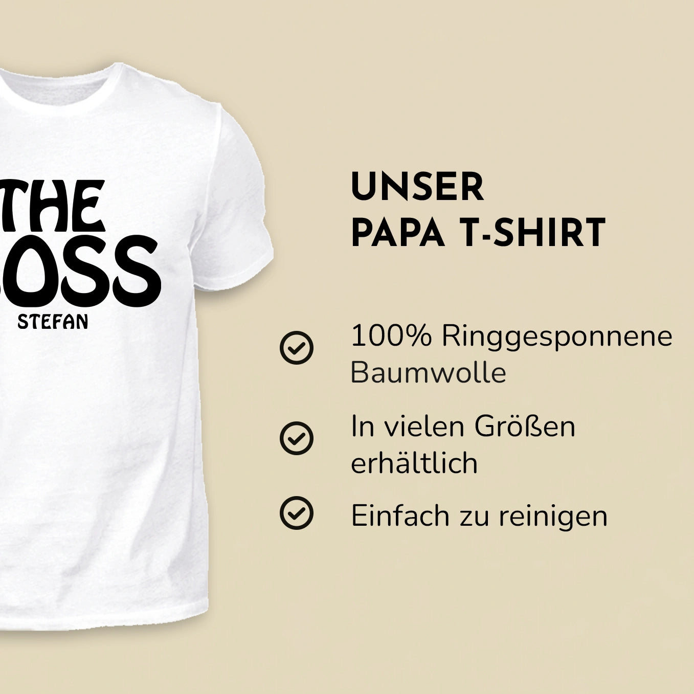 Personalisierter Partnerlook “The Boss”
