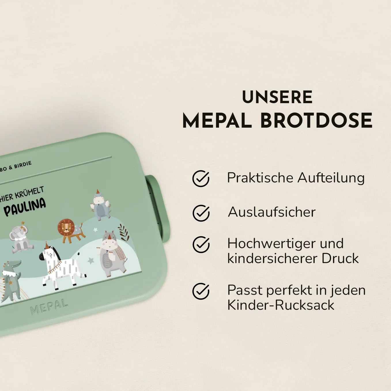 Personalisierte Mepal Bento Brotdose "Magie"