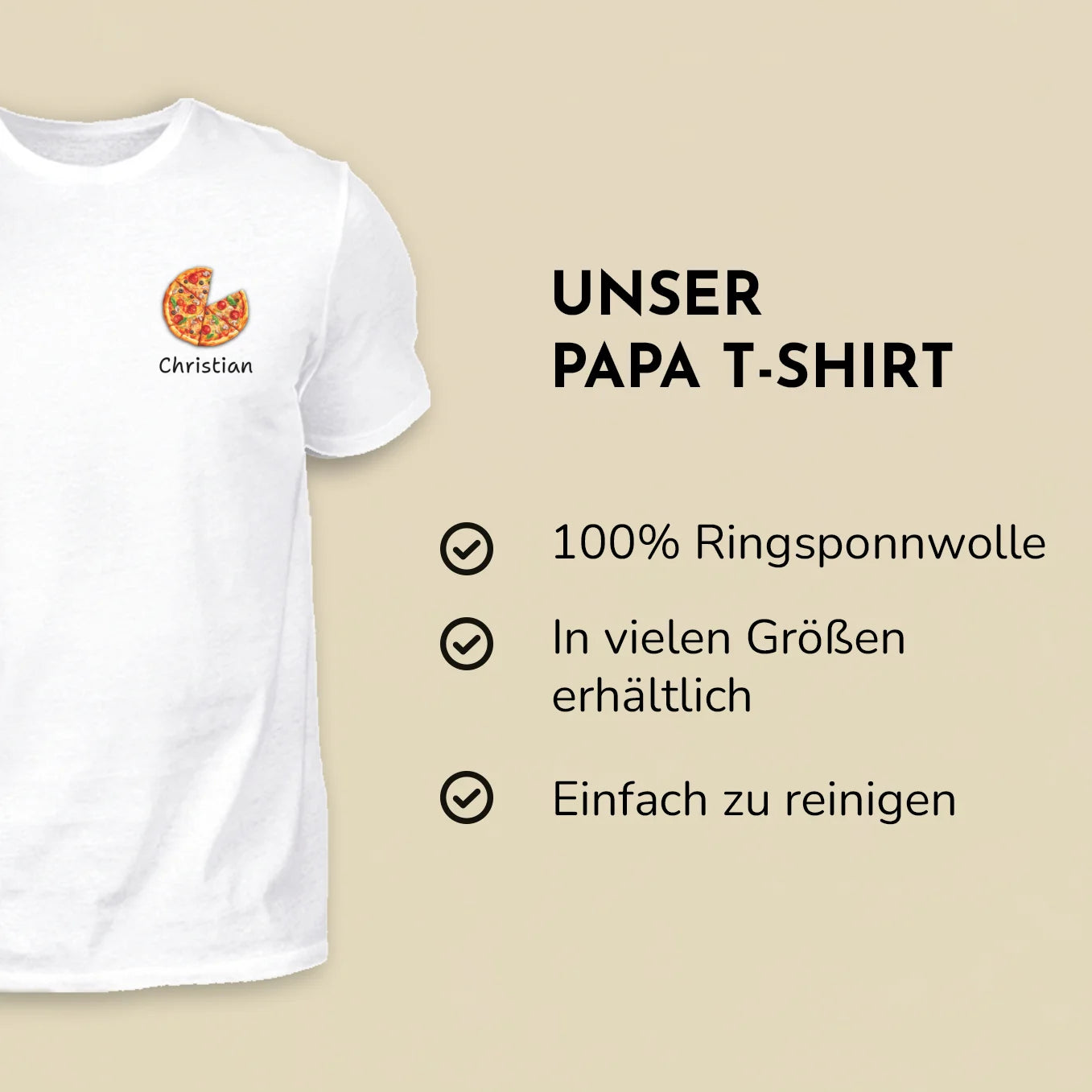 Personalisierter Partnerlook "Pizza"