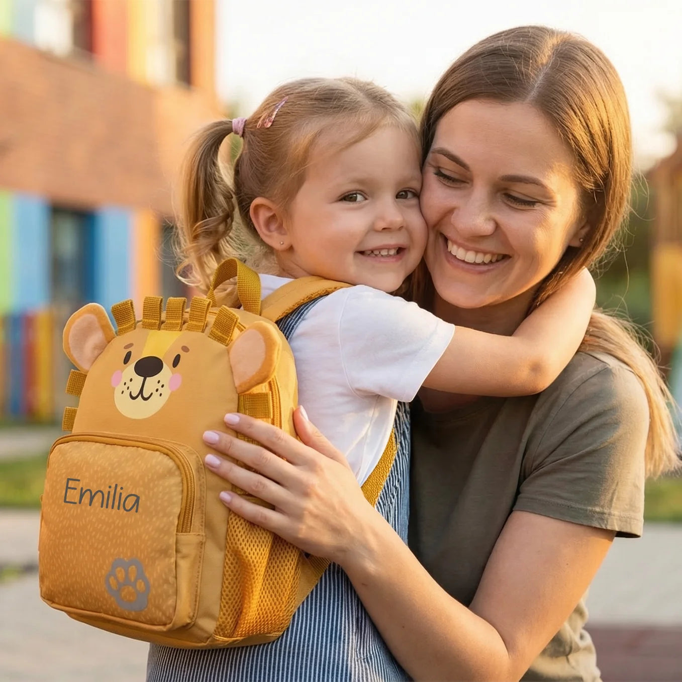 Personalisierter Kinder Rucksack "Löwe"