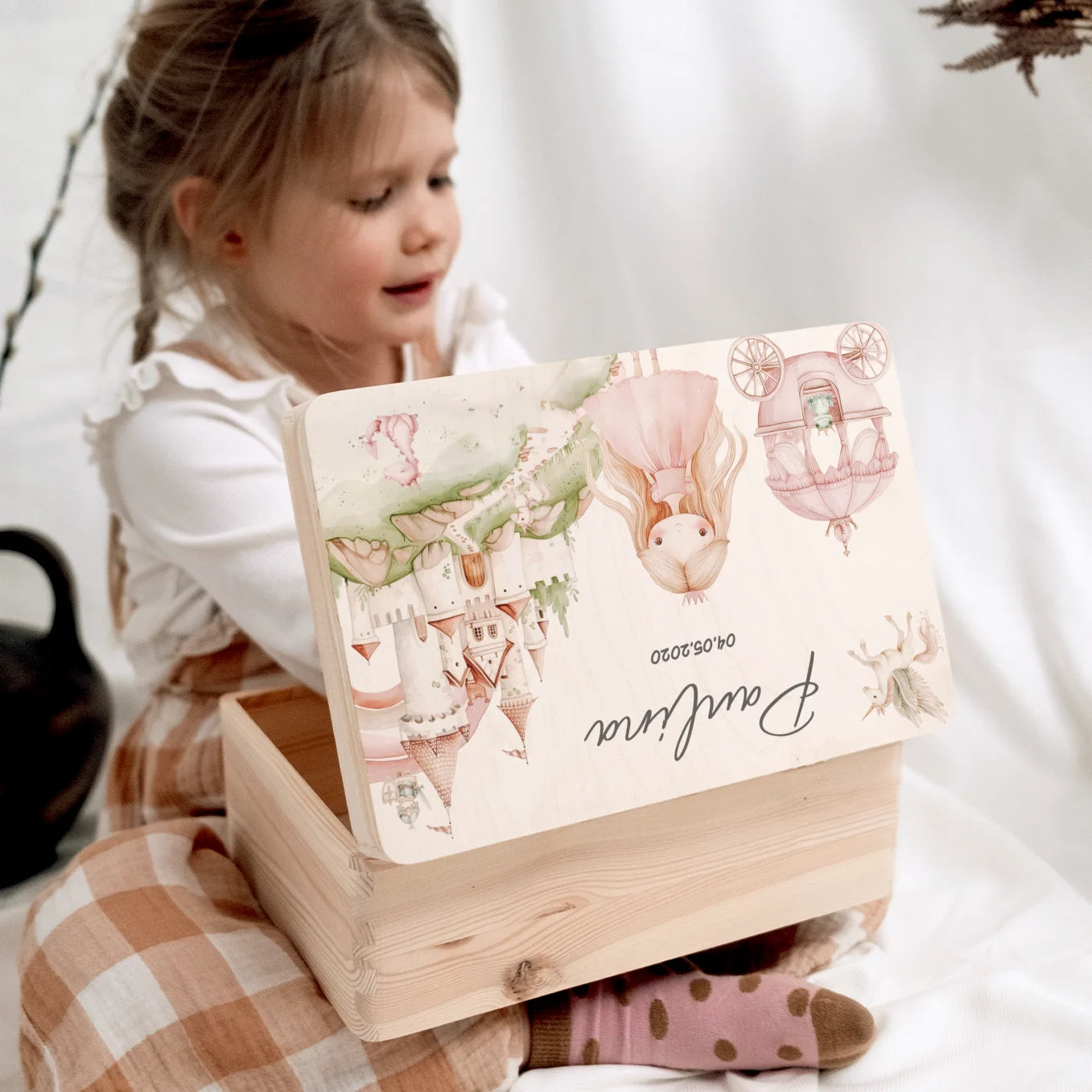 Personalisierte Erinnerungsbox "Prinzessin"