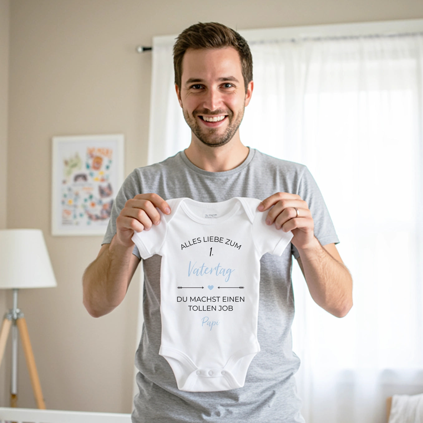 Personalisierter Babybody "Alles Liebe zum Vatertag"