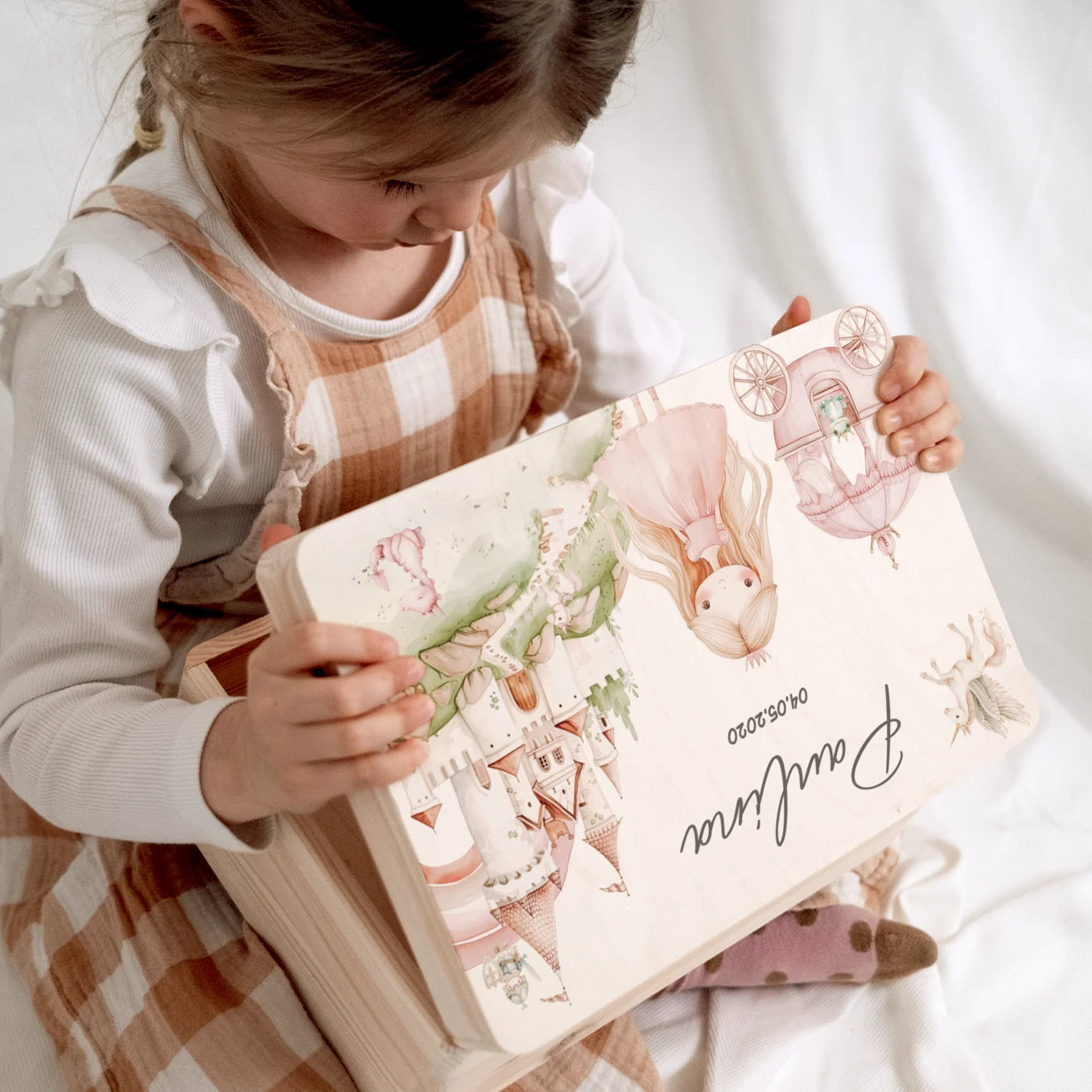 Personalisierte Erinnerungsbox "Prinzessin"