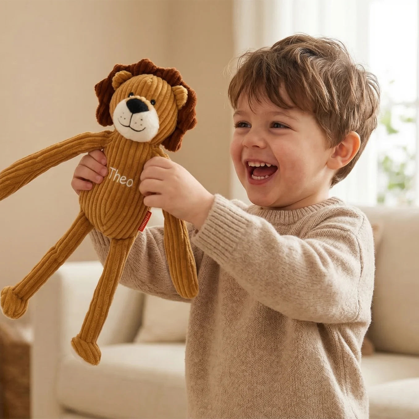 Personalisiertes Kuscheltier "Löwe"