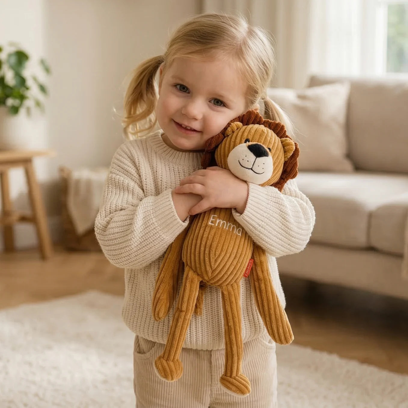 Personalisiertes Kuscheltier "Löwe"