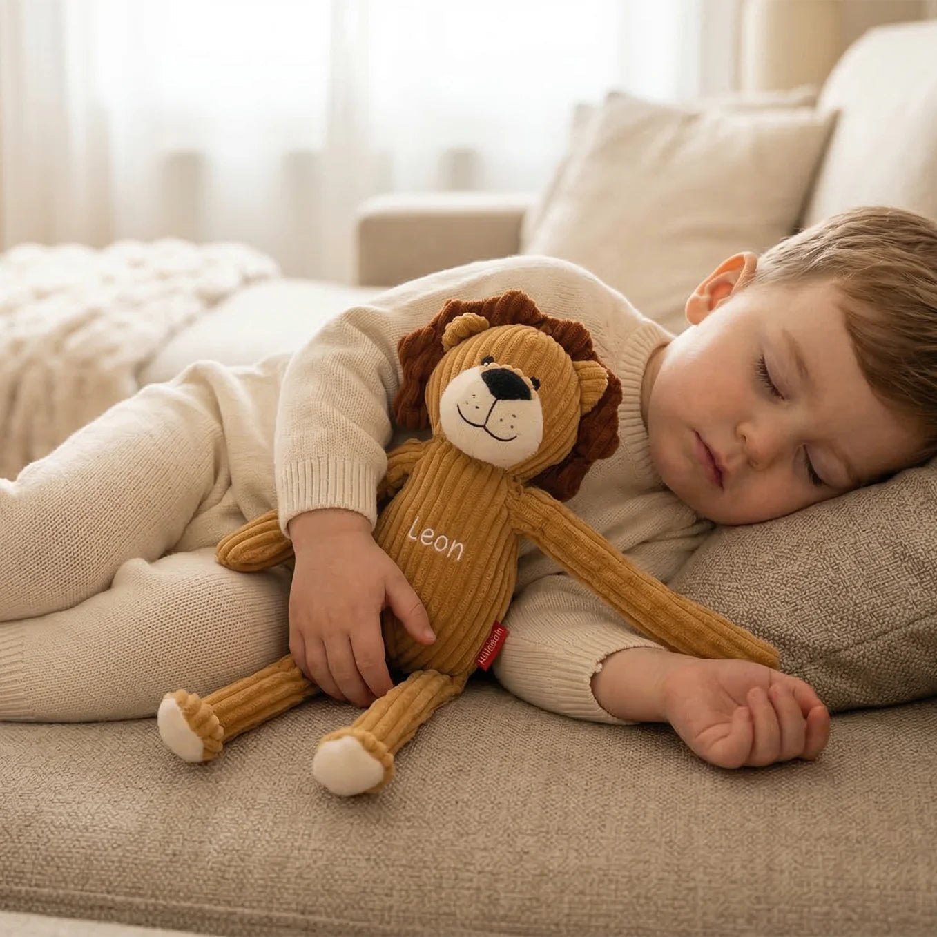 Personalisiertes Kuscheltier "Löwe"