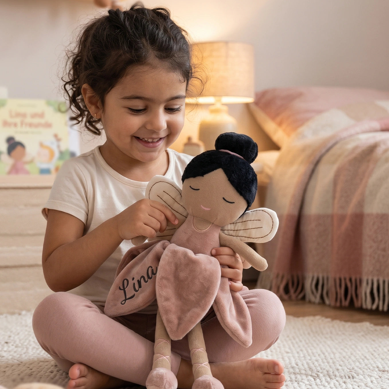 Personalisierte Kuschelpuppe "Fee"