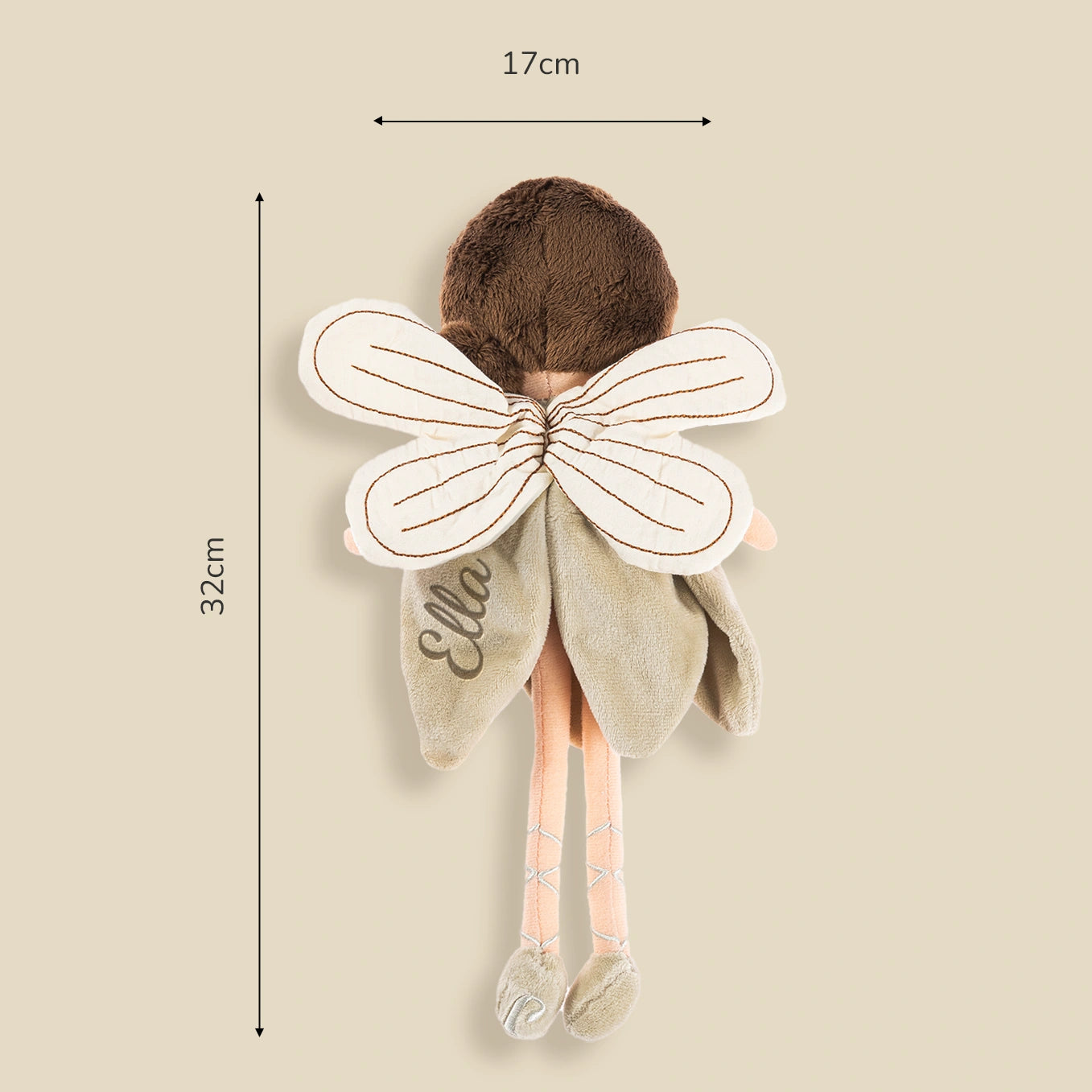 Personalisierte Kuschelpuppe "Fee"