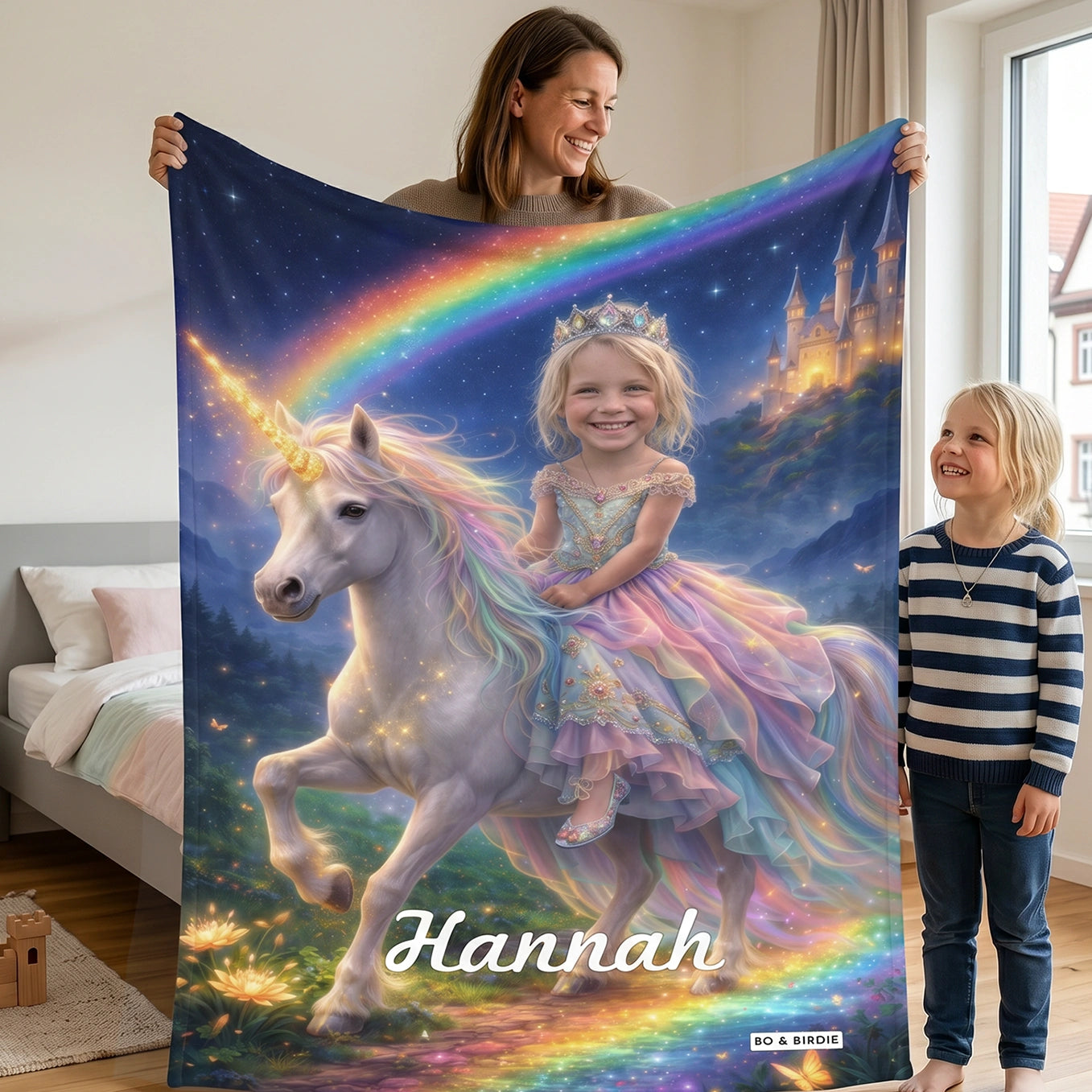 Personalisierte Decke "Prinzessin"