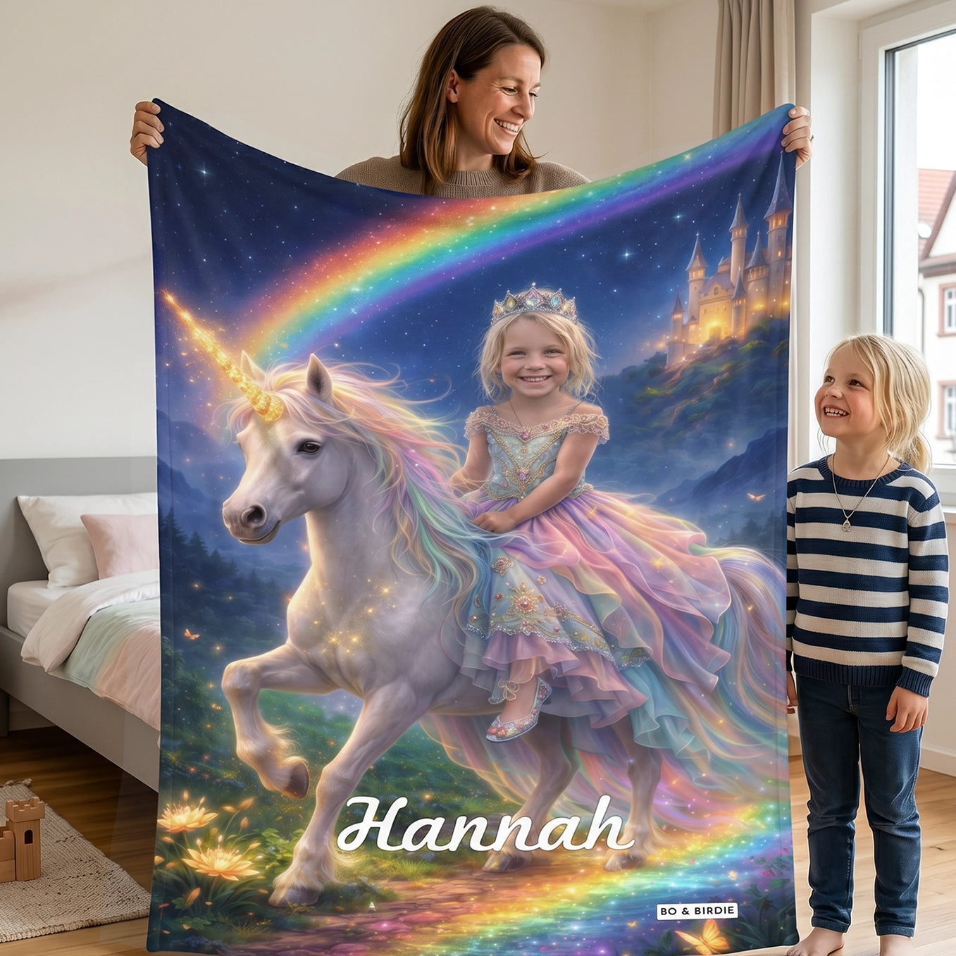 Personalisierte Decke "Prinzessin"