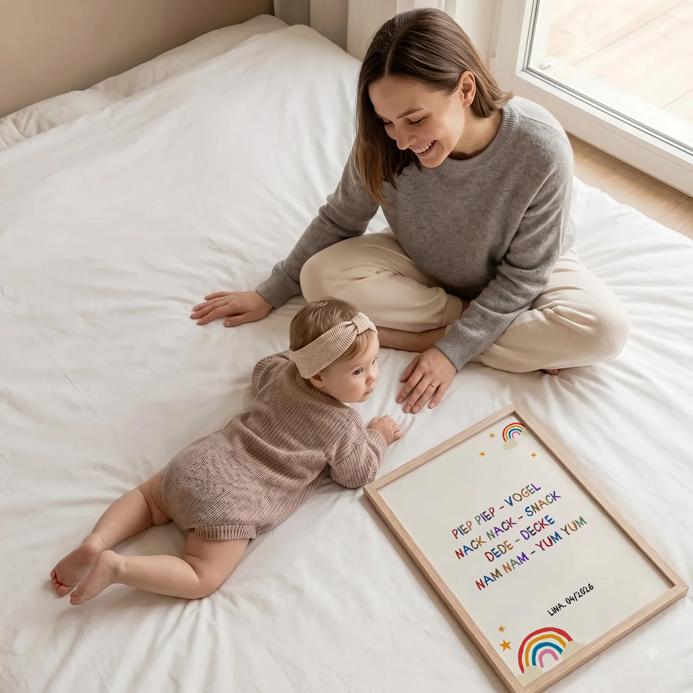 Personalisiertes Poster “Erste Worte”