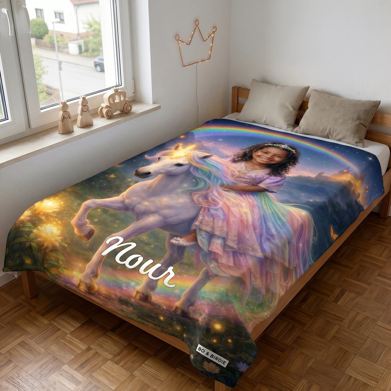 Personalisierte Decke "Prinzessin"