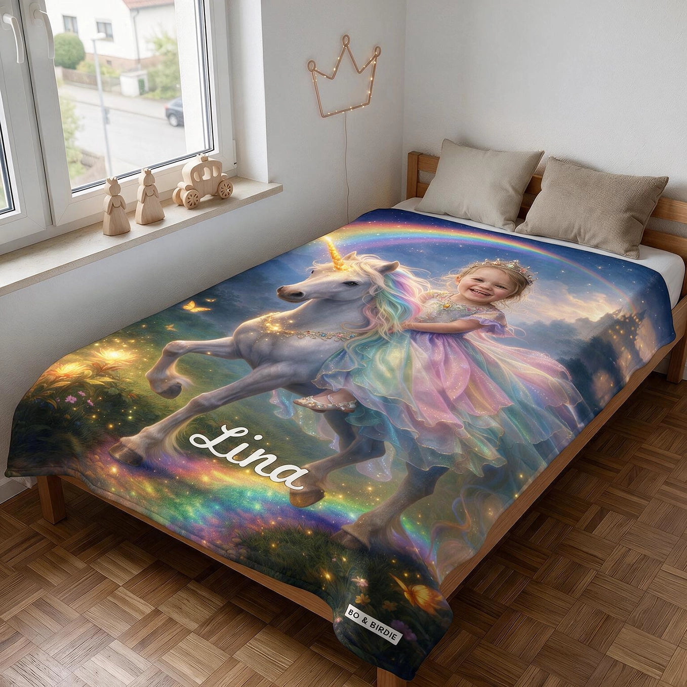 Personalisierte Decke "Prinzessin"