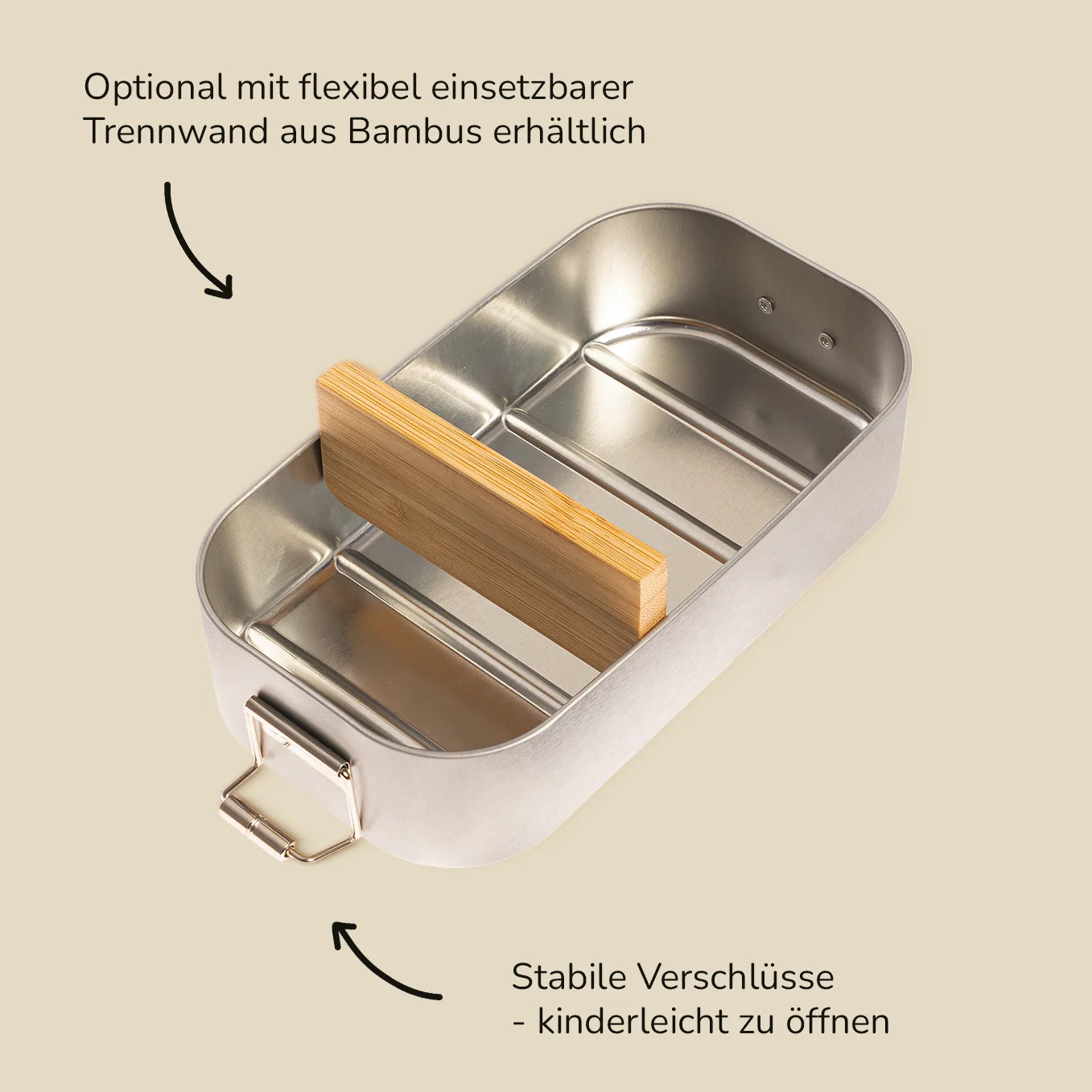 Personalisierte Brotdose mit Bambusdeckel "Osterhase"