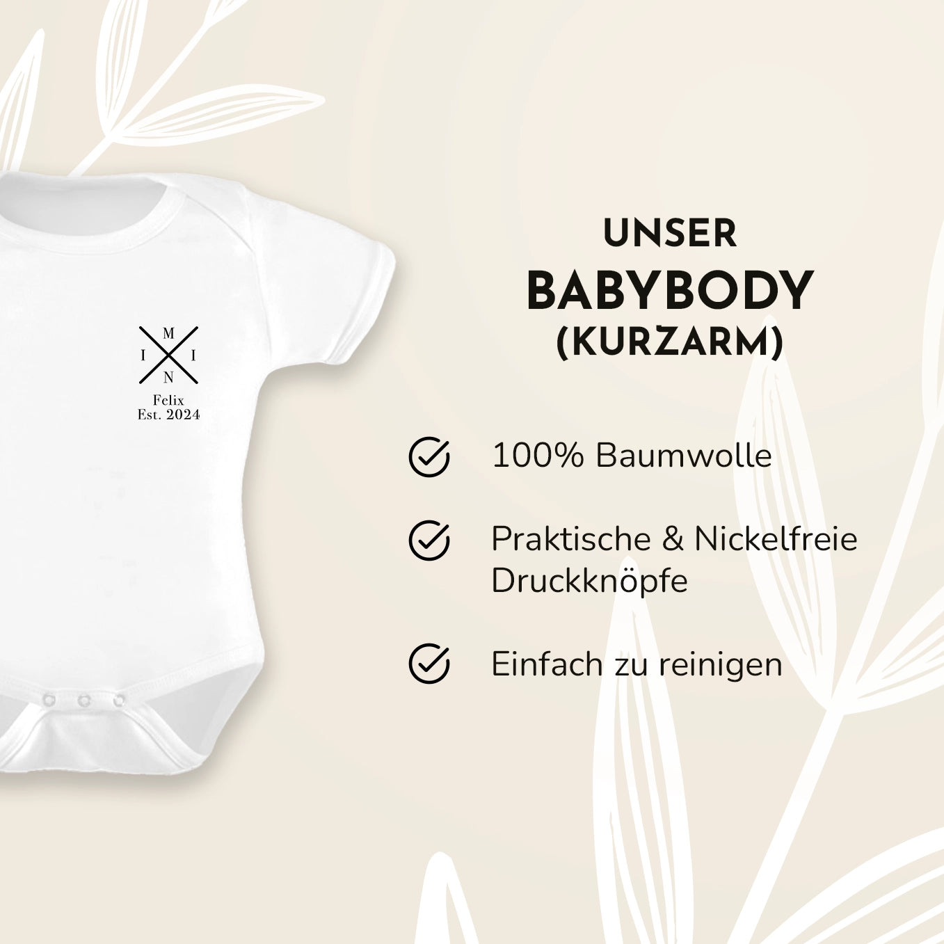 Personalisierter Babybody "MINI"