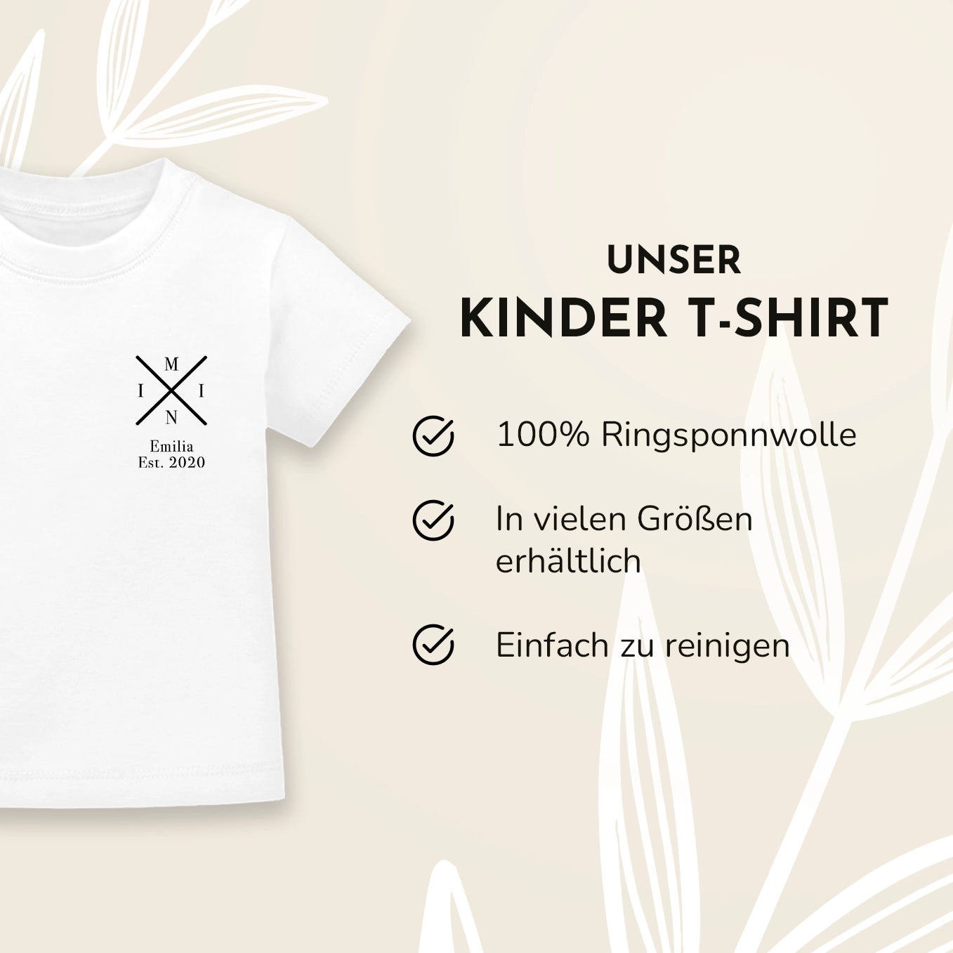 Personalisiertes Kinder T-Shirt "MINI"