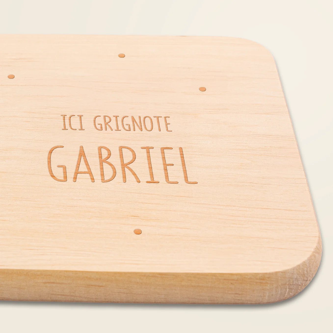 Personalisiertes Frühstücksbrettchen "Gravur"