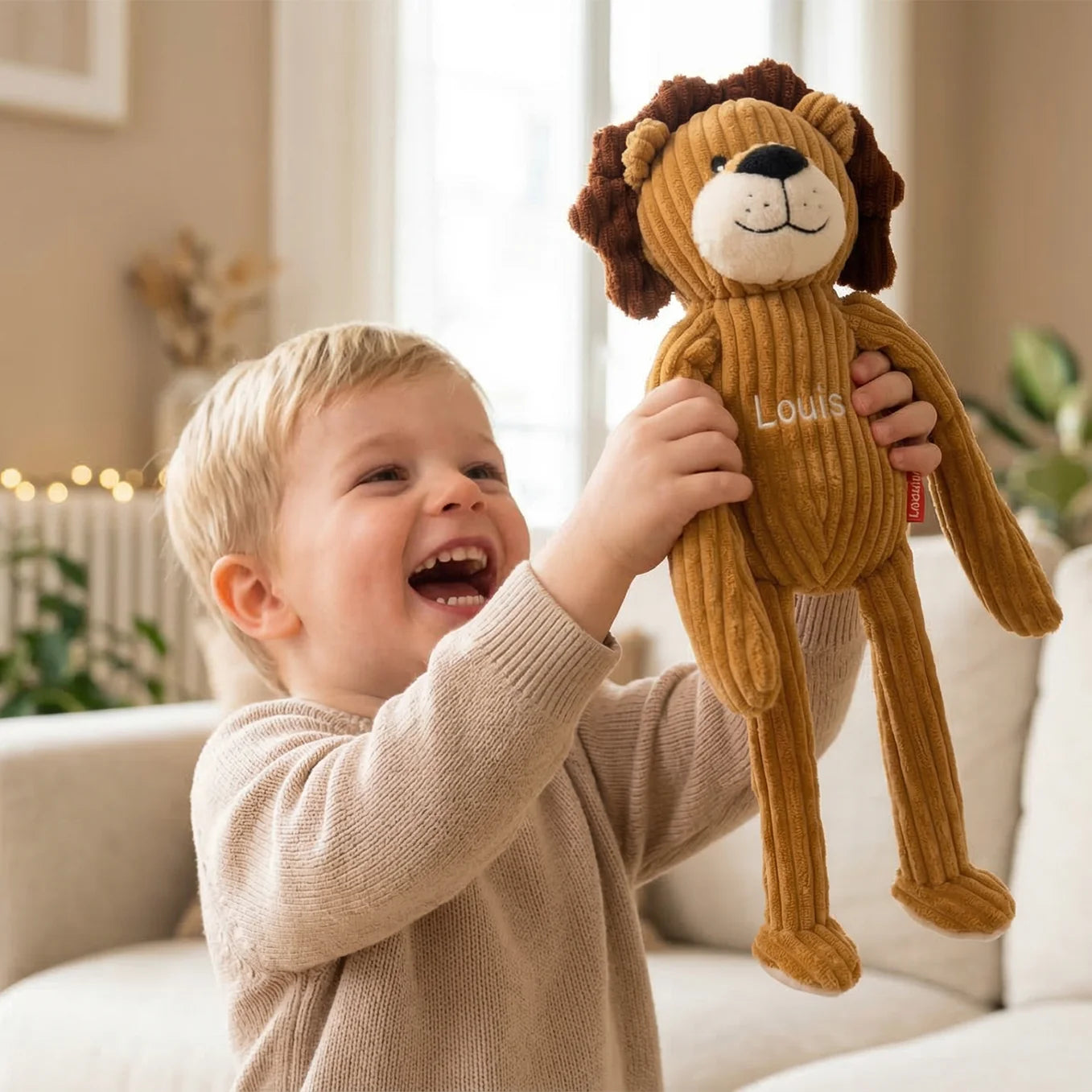 Personalisiertes Kuscheltier "Löwe"