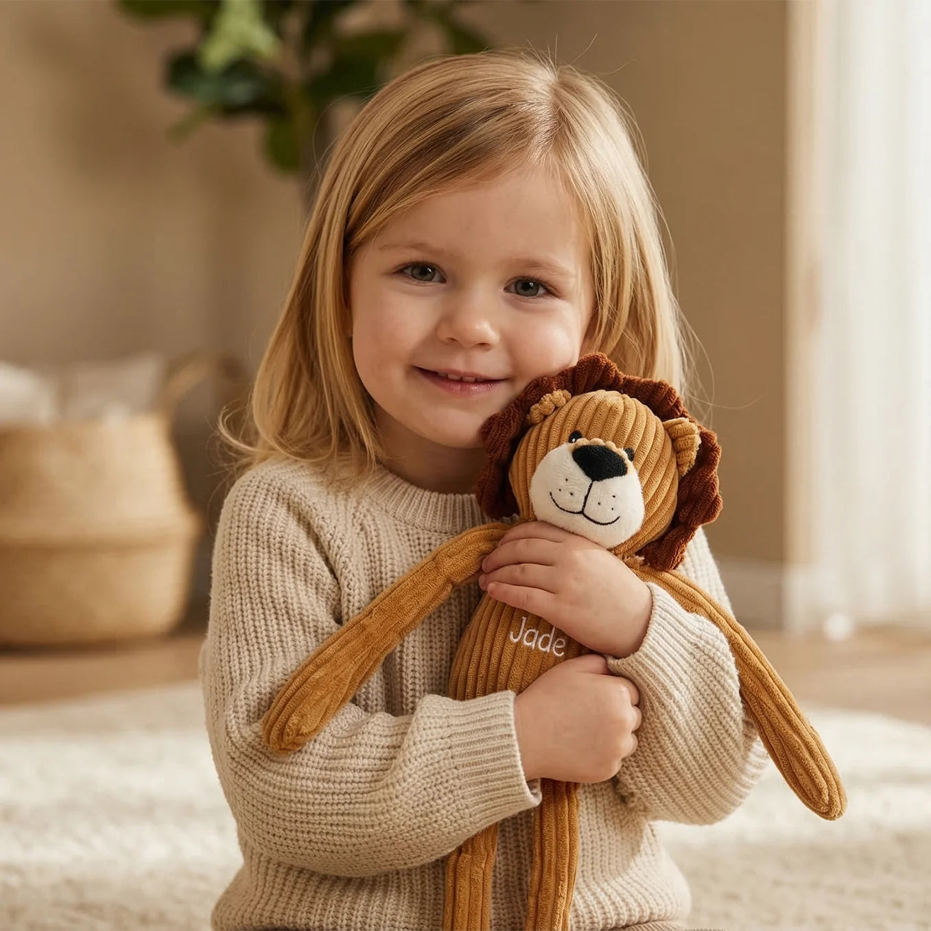 Personalisiertes Kuscheltier "Löwe"