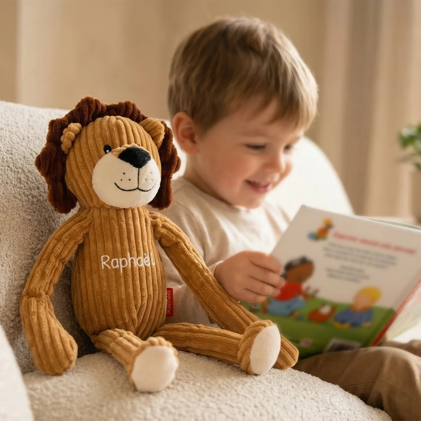 Personalisiertes Kuscheltier "Löwe"