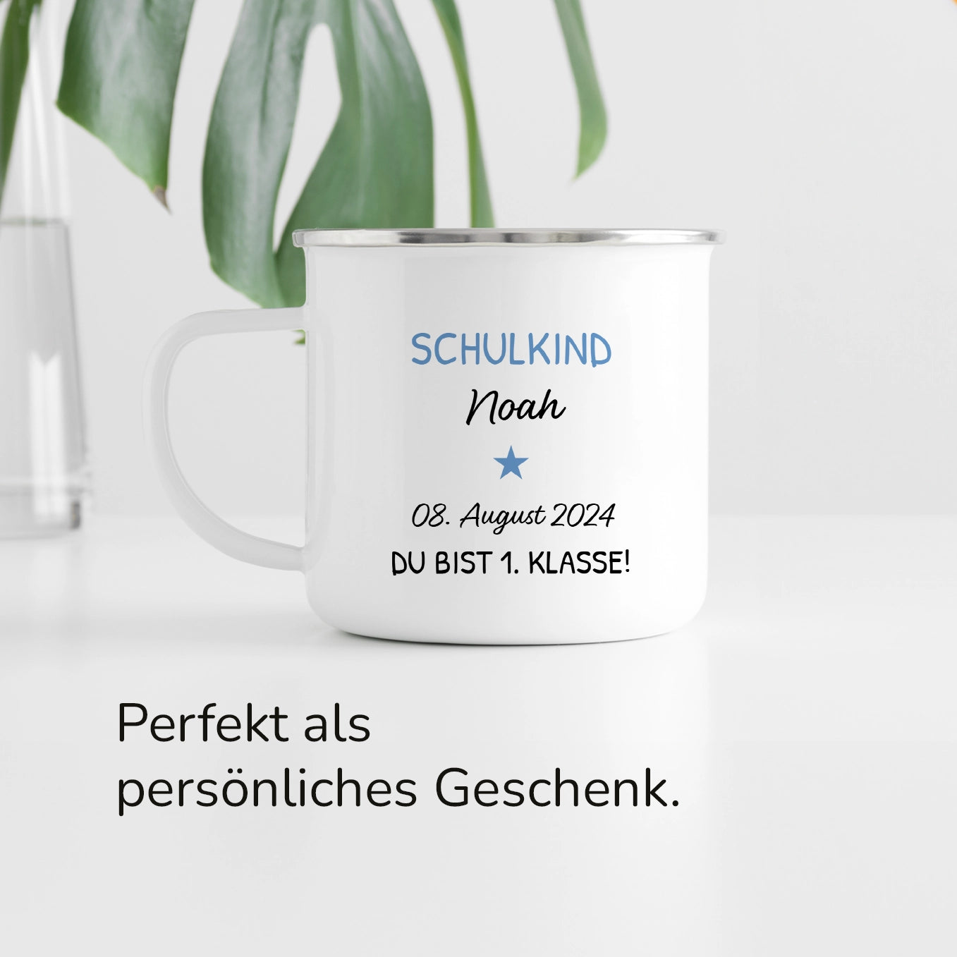 Personalisierte Kindertasse "Schulkind" Bo & Birdie