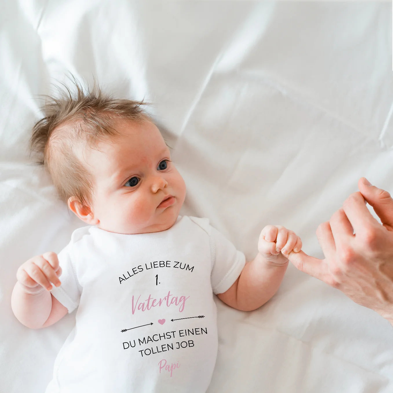 Personalisierter Babybody "Alles Liebe zum Vatertag" Bo & Birdie