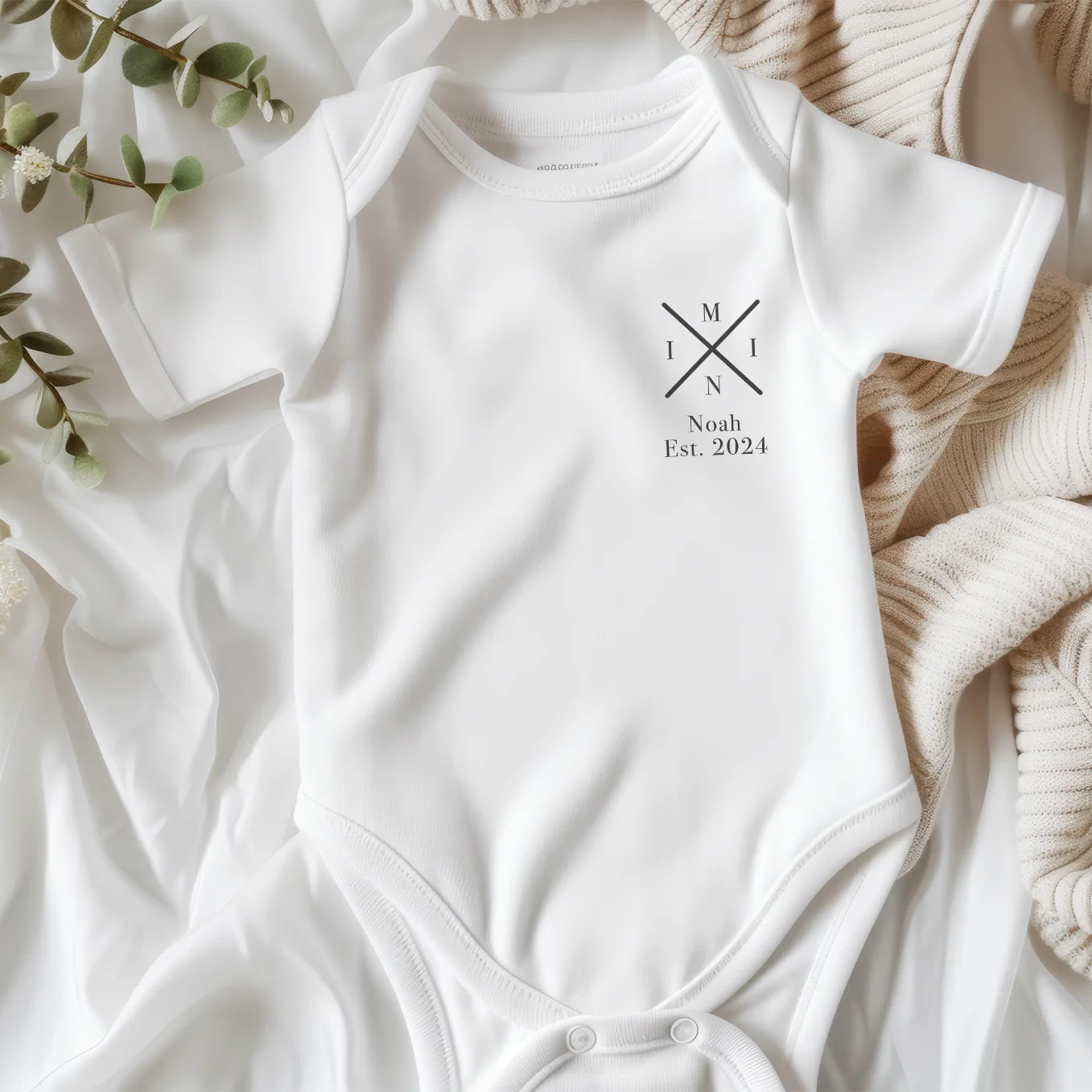 Personalisierter Babybody "MINI" Bo & Birdie