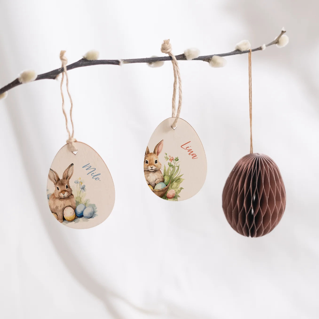 Personalisierter Osteranhänger ''Osterhase'' Bo & Birdie