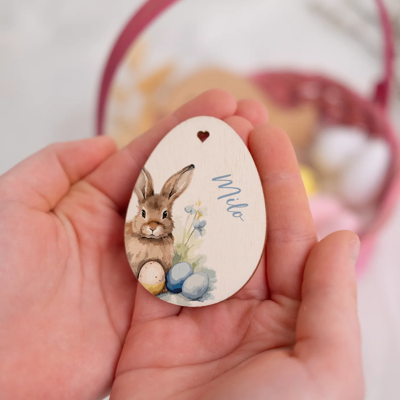 Personalisierter Osteranhänger ''Osterhase'' Bo & Birdie
